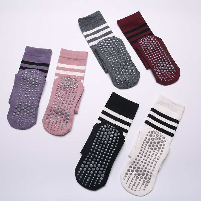 Pilates Yoga And Gym - Autumn Winter Women Yoga Socks Striped