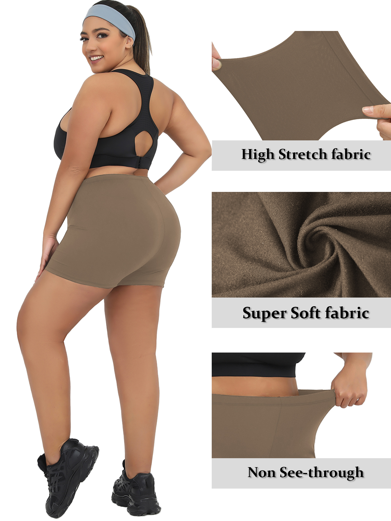 Plus Size Women's High Elastic - Pilates Yoga Leggings ulasan dan harga