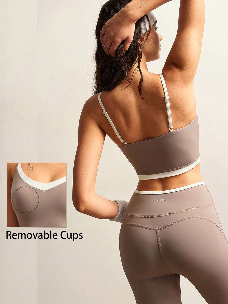 Womens Cropped V-Neck Tank Top - Pilates V Yoga ulasan dan harga
