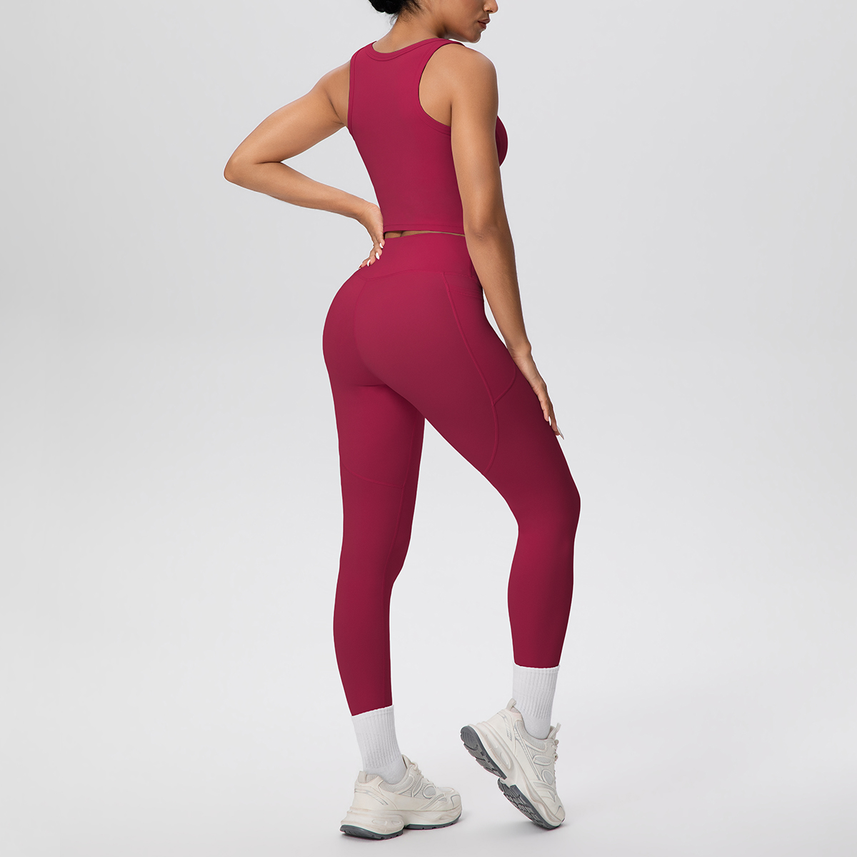 Sport Leggings Yoga Set Women  - Pilates Yoga Leggings ulasan dan harga