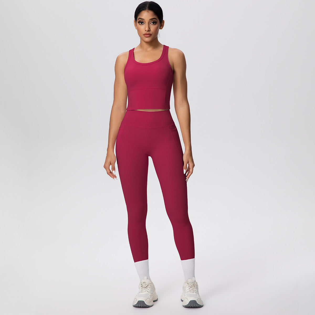 Sport Leggings Yoga Set Women  - Pilates Yoga Leggings ulasan dan harga