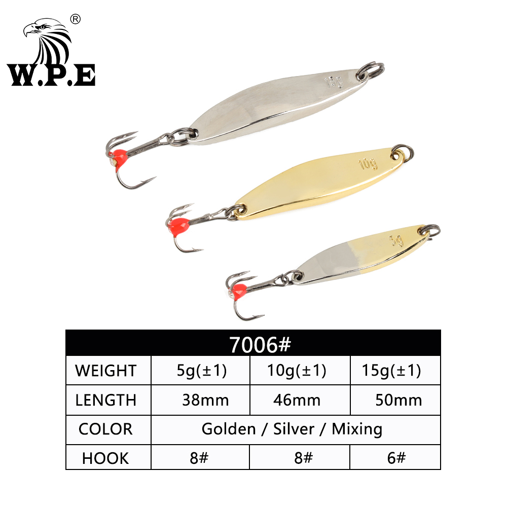 W.P.E Ice Fishing Lure 1pcs 5g - Balance Board Wobble ulasan dan harga