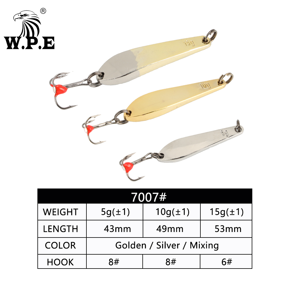W.P.E Ice Fishing Lure 1pcs 5g - Balance Board Wobble ulasan dan harga