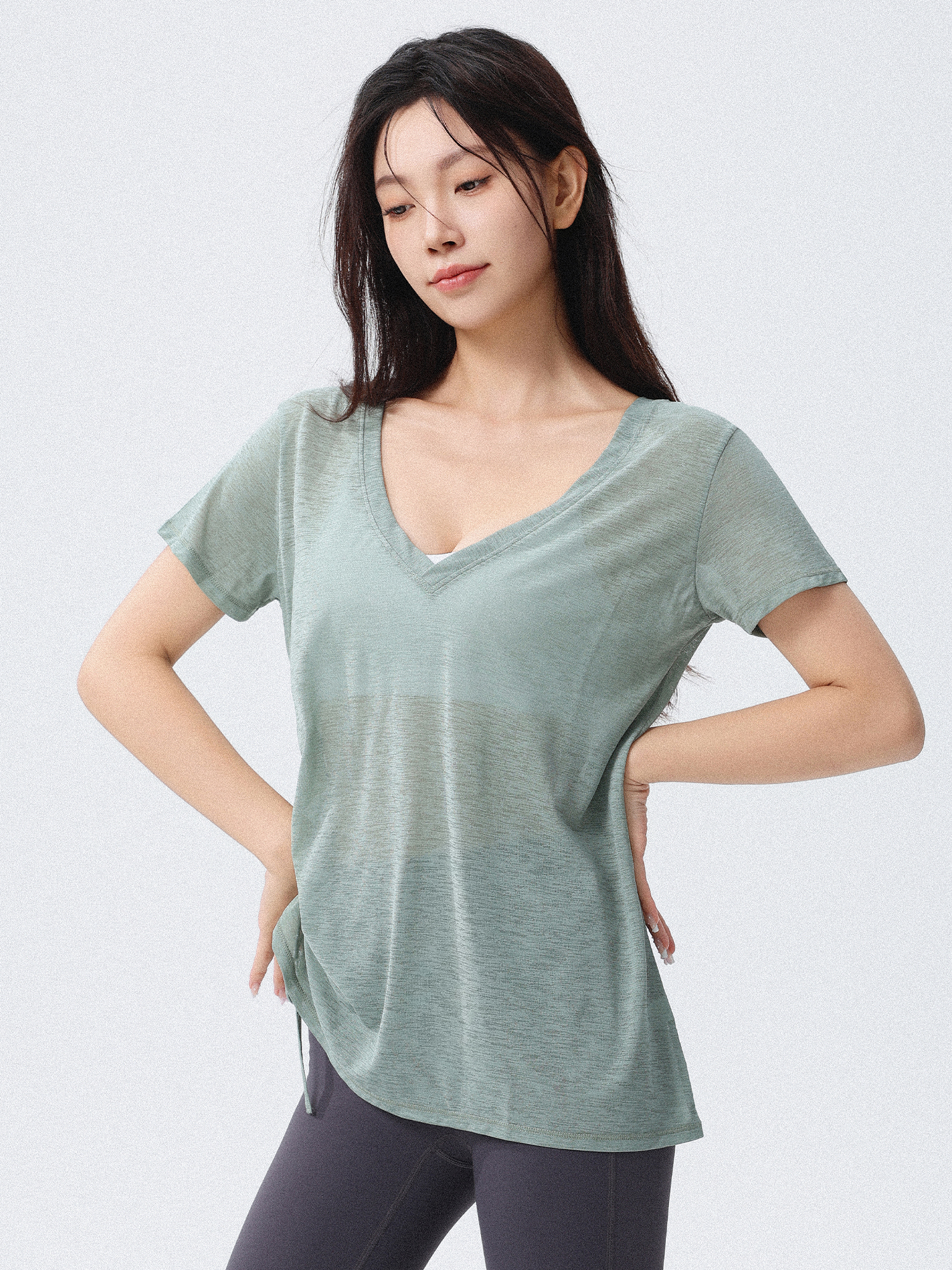 Loose Lightweight Short Sleeve - Pilates V Yoga ulasan dan harga