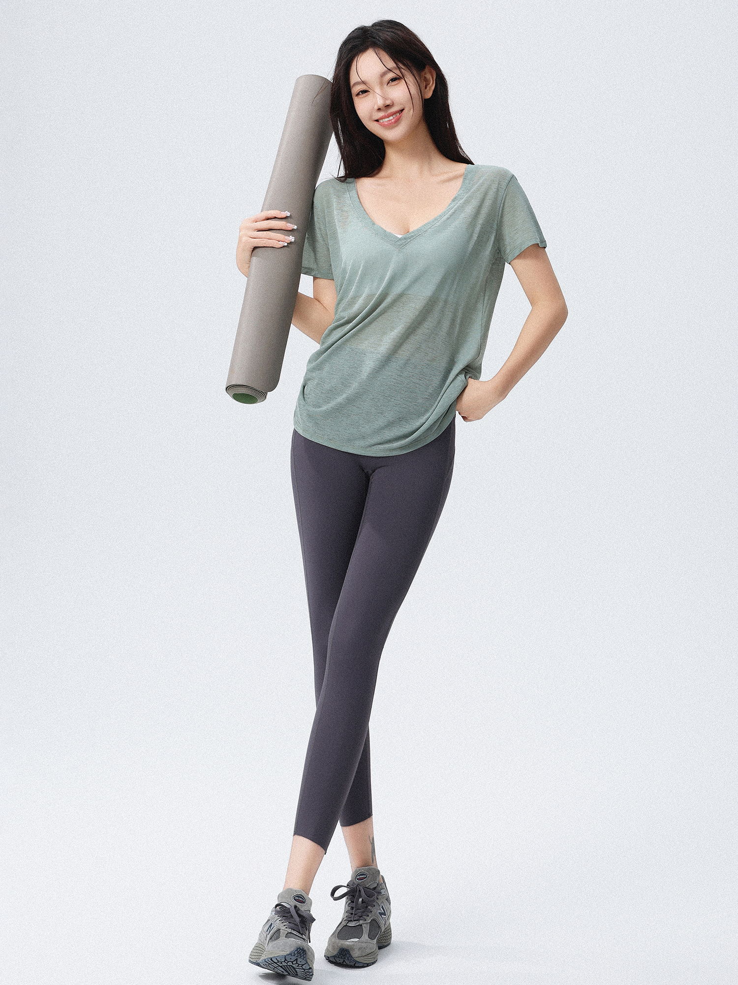 Loose Lightweight Short Sleeve - Pilates V Yoga ulasan dan harga