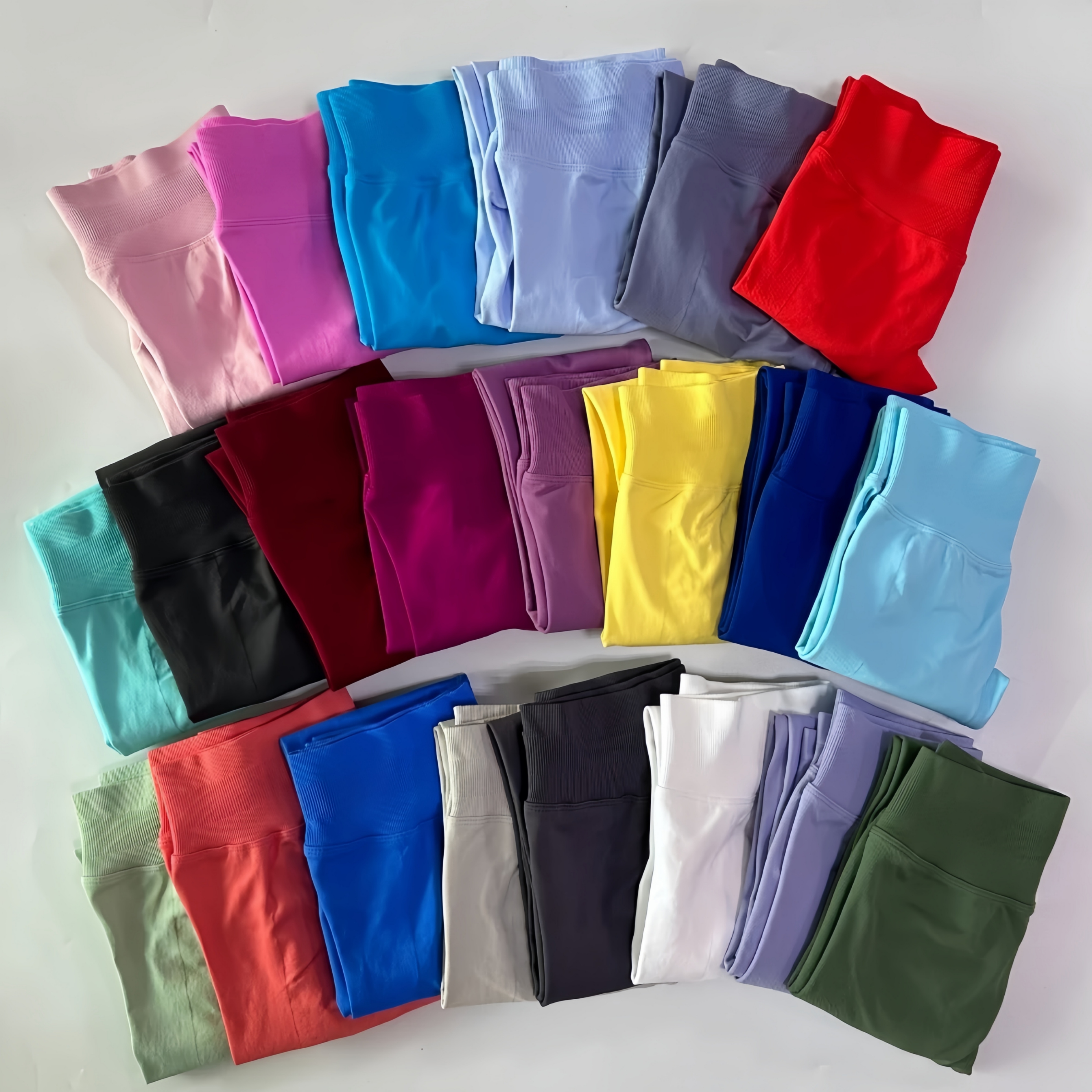Yoga Leggings Women Low Ribbed - Pilates Yoga Leggings ulasan dan harga