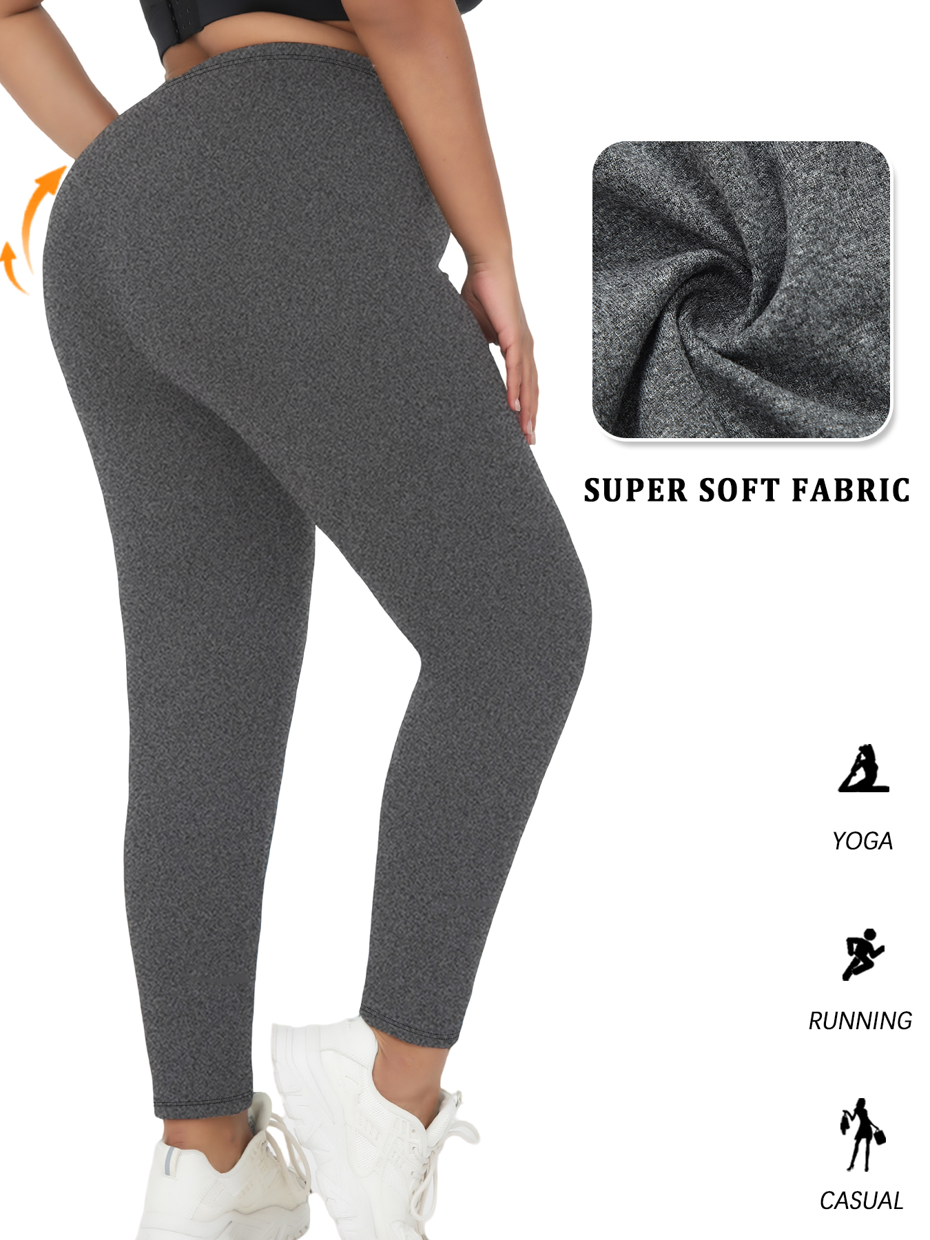 Plus size Women's Low Rise Wor - Pilates Yoga Leggings ulasan dan harga