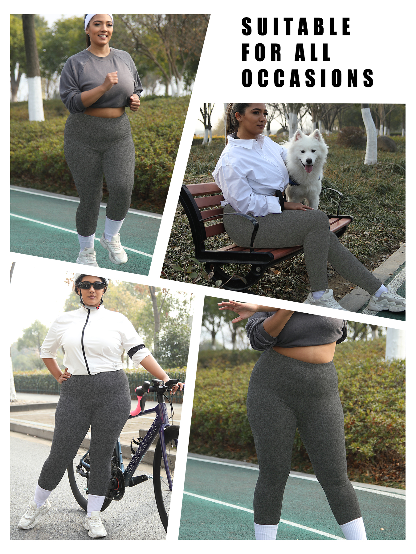 Plus size Women's Low Rise Wor - Pilates Yoga Leggings ulasan dan harga