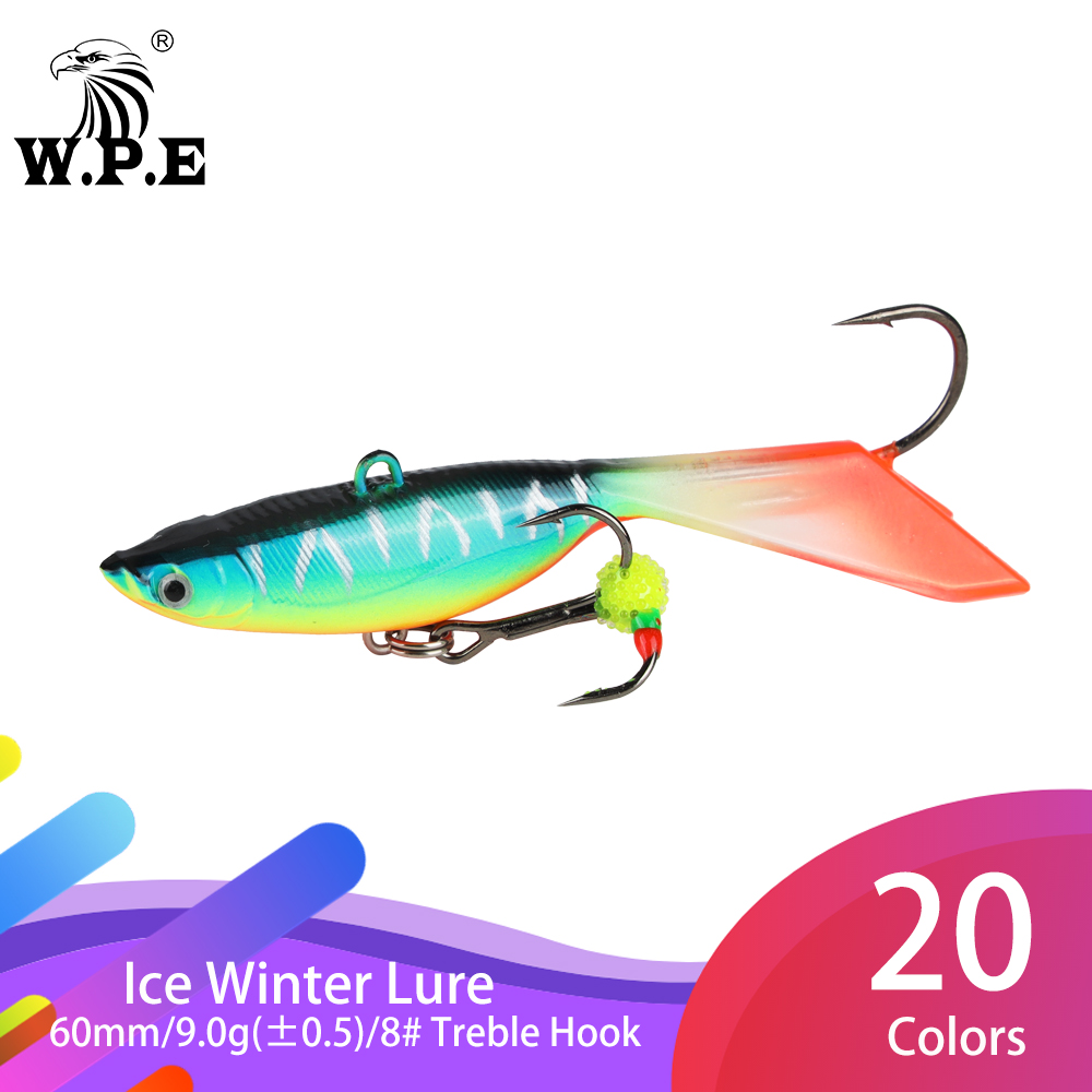 W.P.E Ice Fishing Lure 1pcs 60 - Balance Board Wobble ulasan dan harga