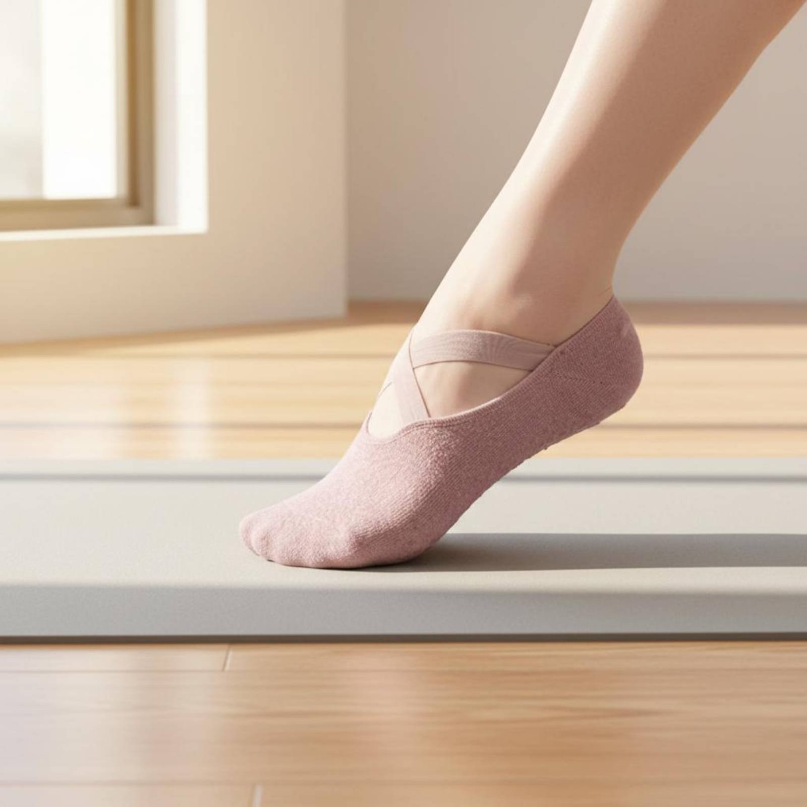 Non Slip Fitness Socks Breatha - Pilates Yoga And Gym ulasan dan harga