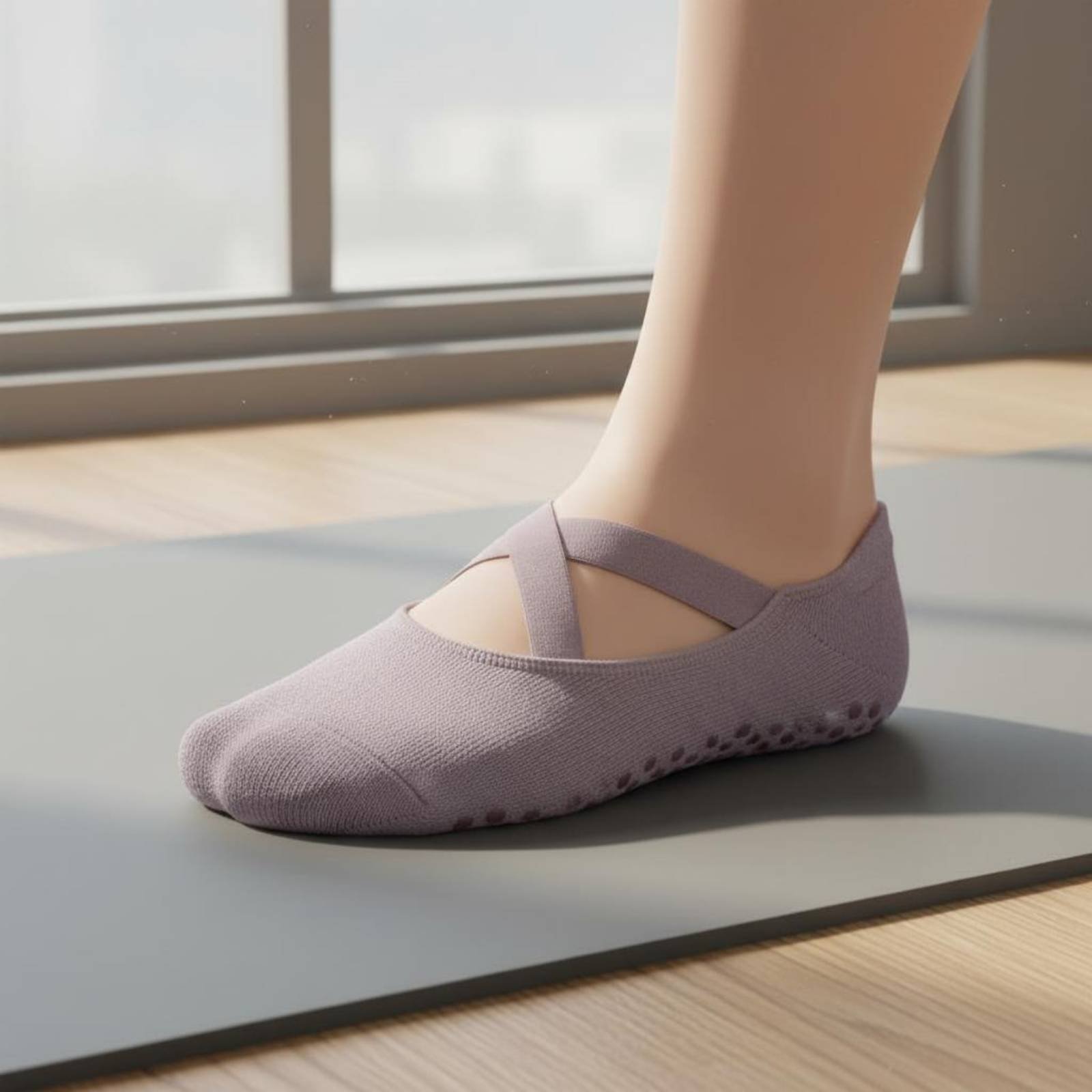 Non Slip Fitness Socks Breatha - Pilates Yoga And Gym ulasan dan harga