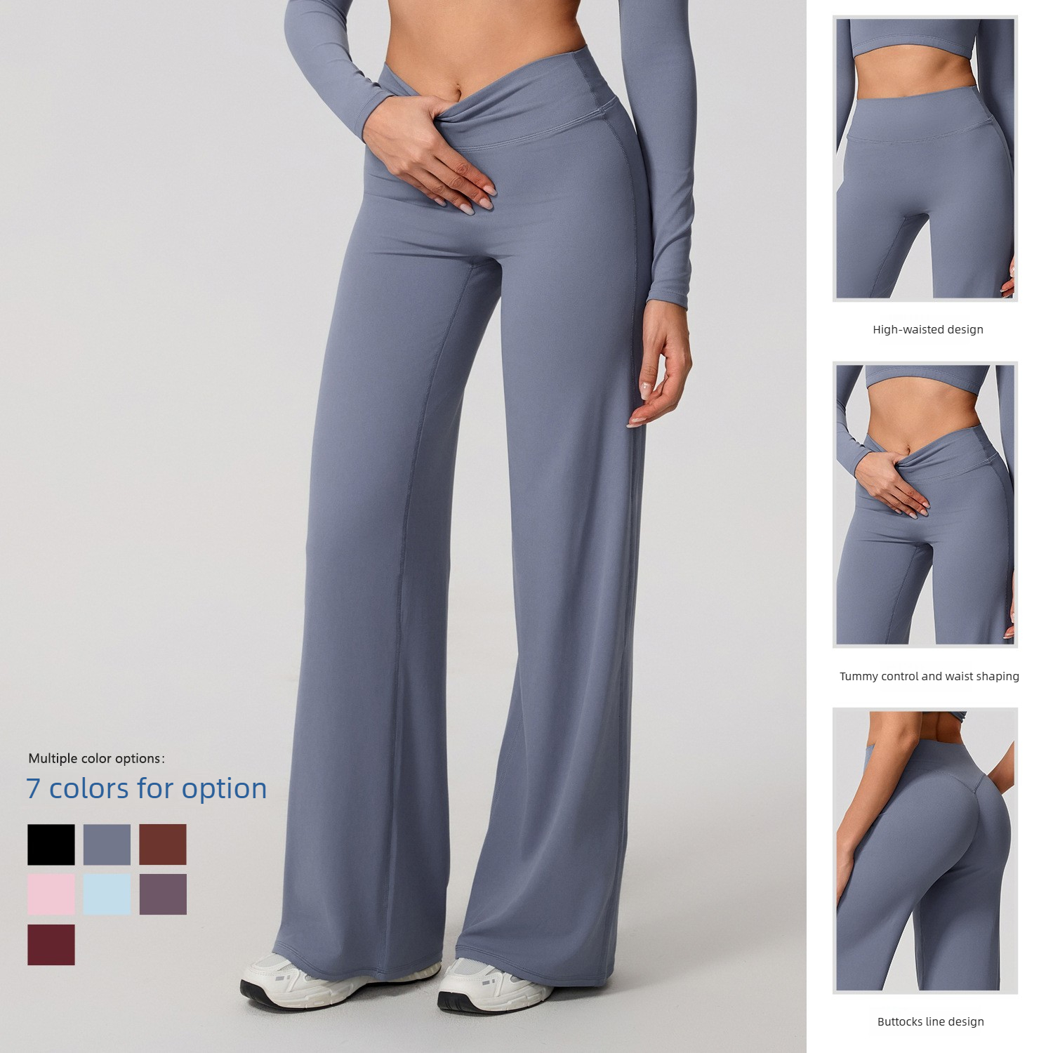 Lezyan Loose Soft Yoga Wide Le - Pilate Yoga Workout ulasan dan harga