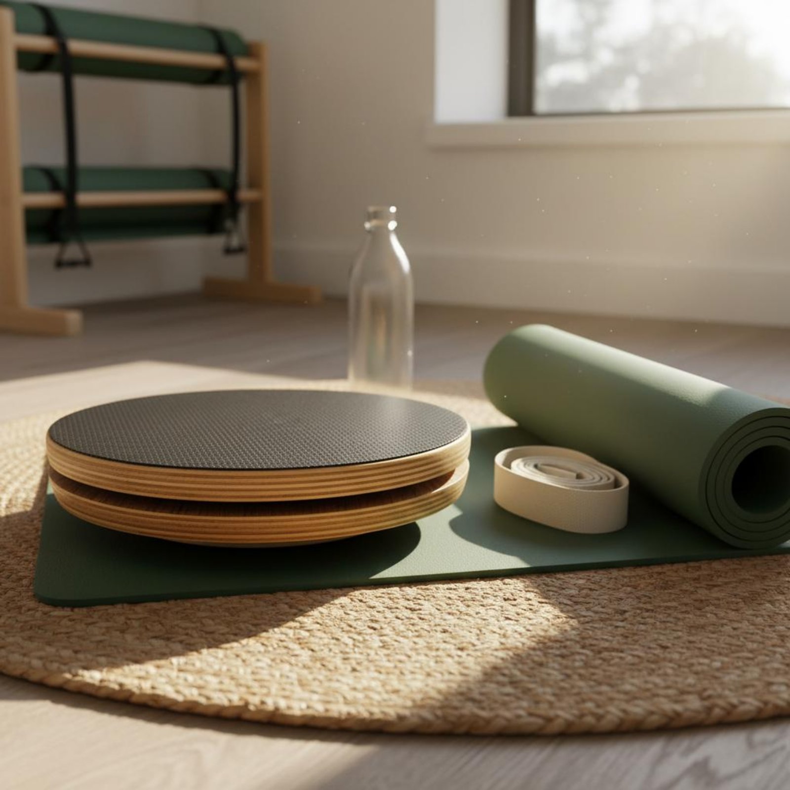 2 Pieces Wooden Pilates Disc S - Pilates & Yoga En Talavera Raquel Díaz ulasan dan harga