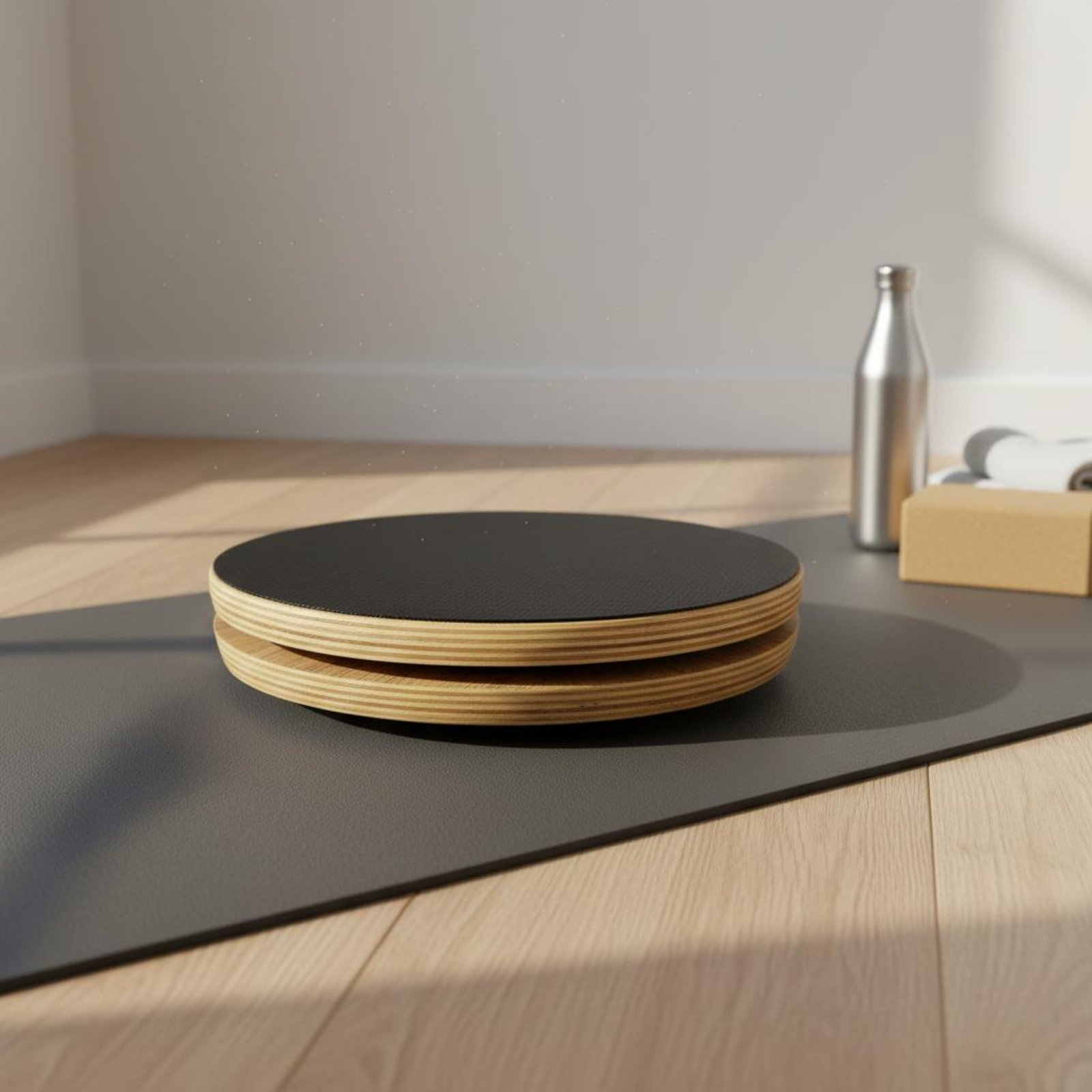 2 Pieces Wooden Pilates Disc S - Pilates & Yoga En Talavera Raquel Díaz ulasan dan harga