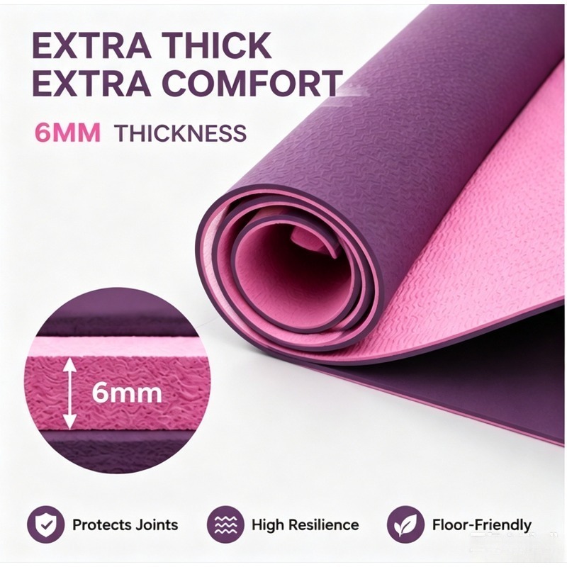 Yoga Mats Anti-slip Sport Fitn - Pilates With Yoga ulasan dan harga