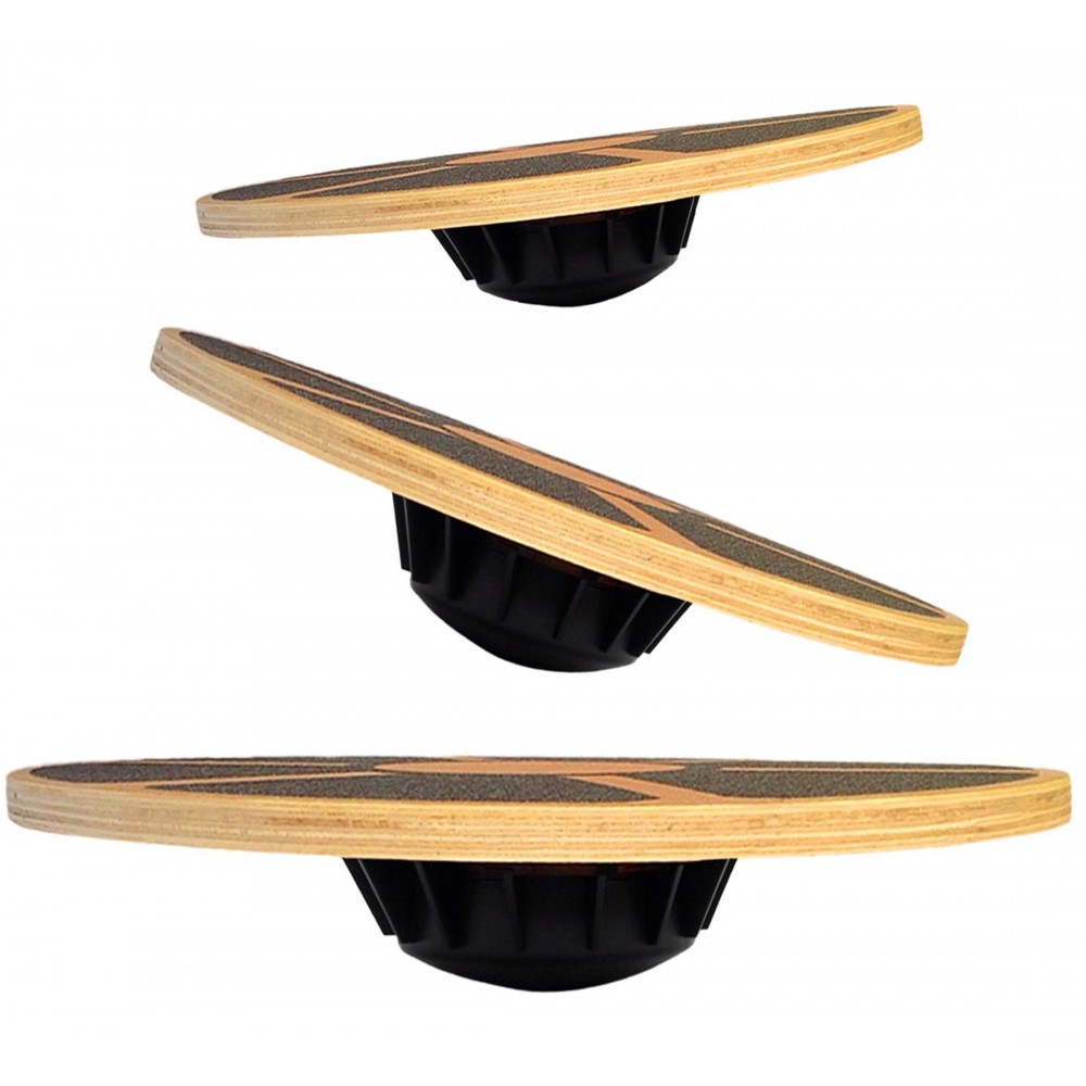 Non-Slip Wooden Wobble Balance - Balance Board Wobble ulasan dan harga
