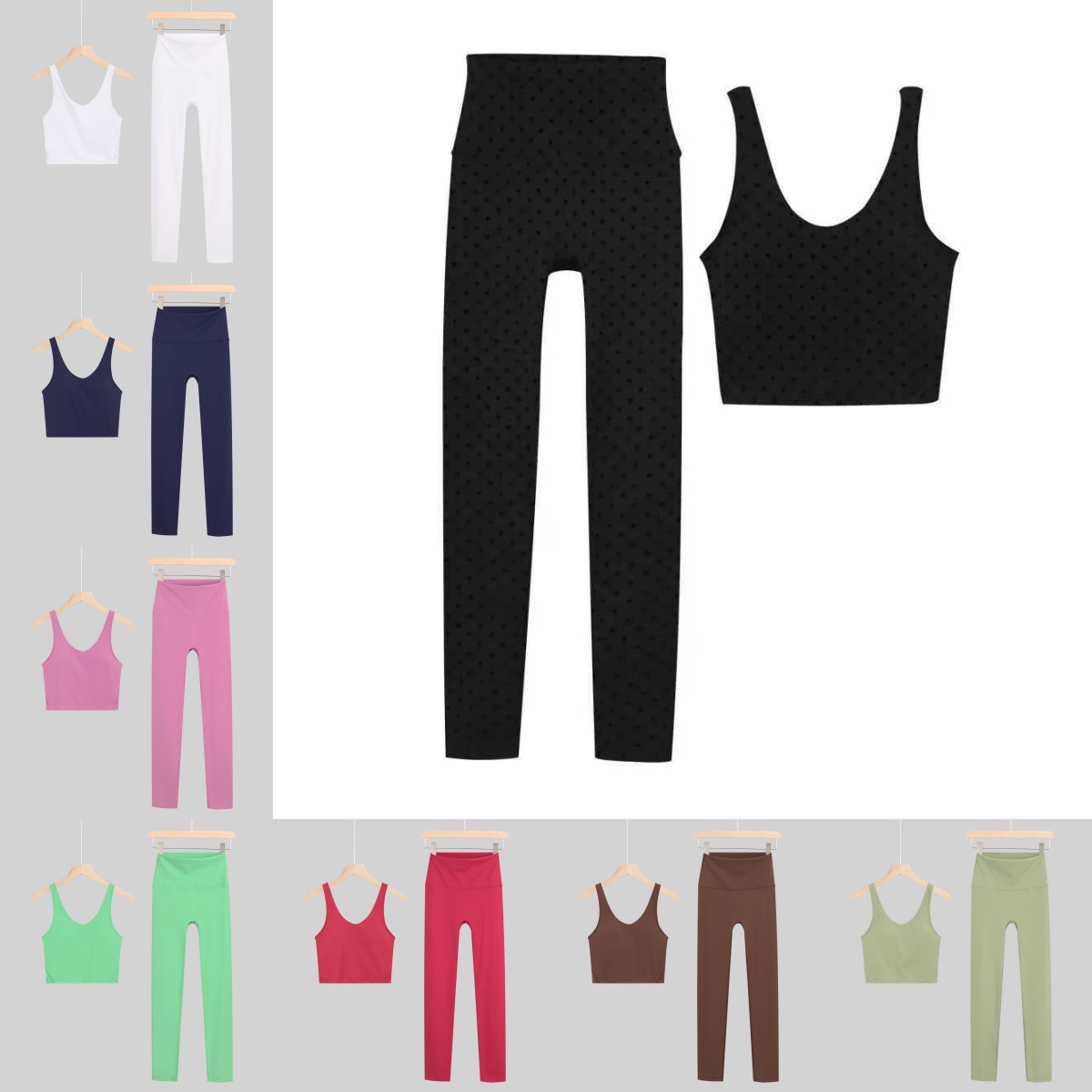 Designer Women Yoga Set U-shap - Pilate Yoga Workout ulasan dan harga